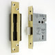 5 Lever British Standard Kite Marked Mortice Sash Lock - BS3621 Rated - CE / UKCA Marked - Fire Rated - Certifire Approved - Polished Brass PVD Plated
