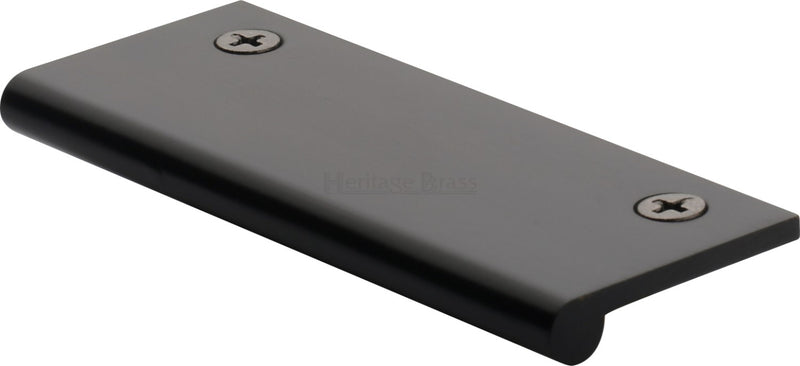 Face Fixing Finger Edge Pull - With Rounded Edge Design - Available In 6 Sizes - Matt Bronze