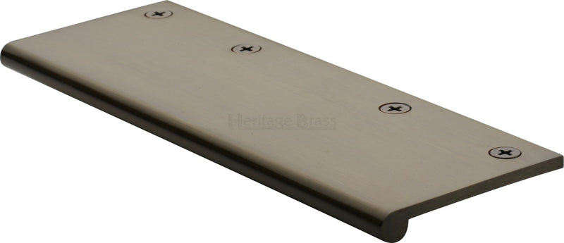 Face Fixing Finger Edge Pull - With Rounded Edge Design - Available In 6 Sizes - Antique Brass