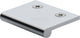 Face Fixing Finger Edge Pull - With Rounded Edge Design Satin Chrome