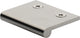 Face Fixing Finger Edge Pull - With Rounded Edge Design Satin Nickel