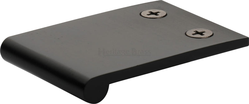 Face Fixing Finger Edge Pull - With Rounded Edge Design - Available In 6 Sizes - Matt Bronze