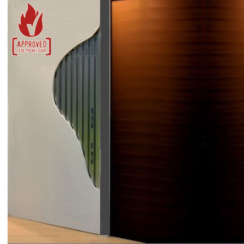 FD30 - 30 Minute Fire Rated Adjusable Sliding Pocket Single Door Kit - To Suit Doors 626mm - 1500mm Wide And Up To 2700mm High
