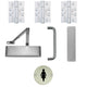 Female WC Lobby / Entrance Door - Ironmongery Kit - For Non Fire Rated Doors - Satin Stainless Steel Ironmongery