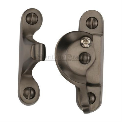 Fitch Pattern Sash Fastener - Matt Bronze (Lacquered)