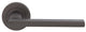 Flat Blade Style Lever Door Handles With Round Rose - Matt Bronze (Lacquered) - Suitable For Use With FD30 / FD60 Fire Doors