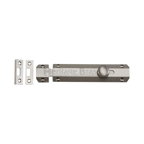 Flat Bolt - Satin Nickel
