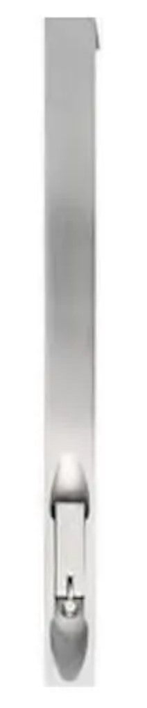 Lever action flush bolt 200mm x 20mm - fire rated - satin stainless steel