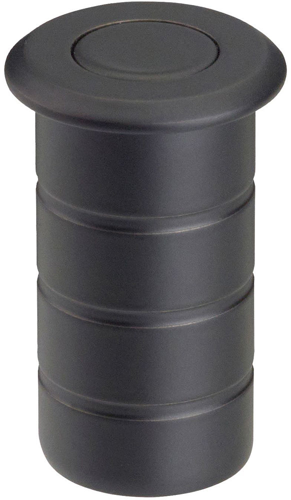Flush Bolt Floor Socket - Dust Excluder - For Concrete Fixing - Matt Black