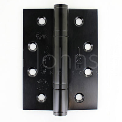 Polymer Bearing Grade 13 Hinges - CE / UKCA Marked - Fired Rated - Certifire Approved - 120kg Weight Limit - 102mm x 76mm - Matt Black