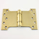 Fire Rated Parliament Projection Hinges - Grade 13 - CE / UKCA Marked - Certifire Approved - 120kg Weight Limit - Polished Brass PVD Plated