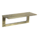 Heavy Internal Door Tidy with Draught Excluder - Two Sizes - Antique Brass