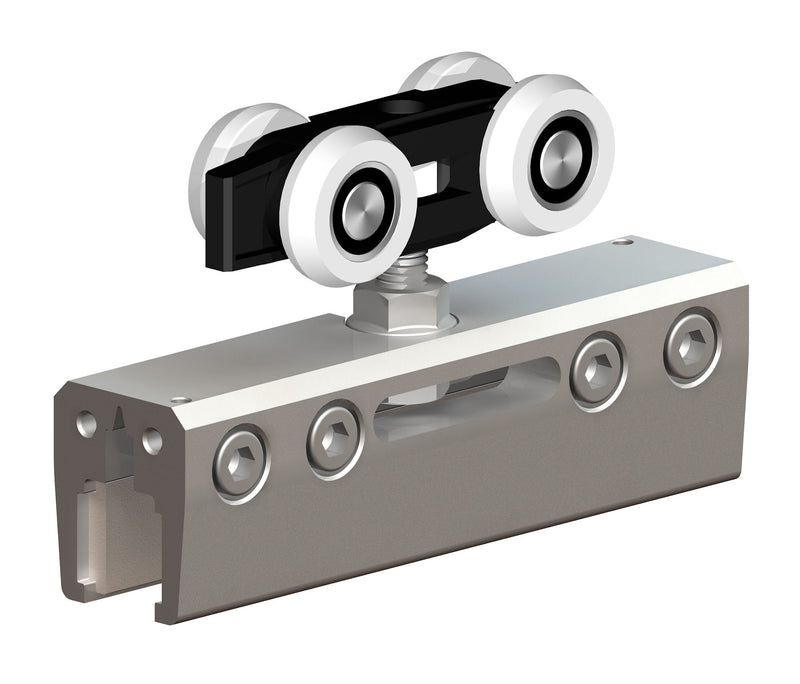 Sliding Door Gear System For 8-12mm Thick Glass Doors Up to 100kg In Weight