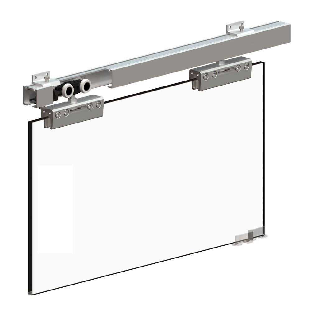 Sliding Door Gear System For 8-12mm Thick Glass Doors Up to 100kg In Weight