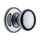 Plain Centre Door Knob 68mm Diameter Polished Chrome