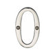 Face Fix Numbers - 76mm High - Screw Fix - Polished Nickel