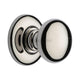 Plain Centre Door Knob 68mm Diameter Polished Nickel