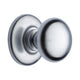 Plain Centre Door Knob 68mm Diameter Satin Chrome