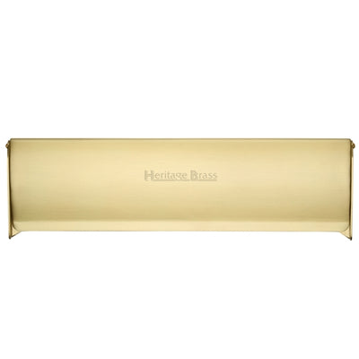 Internal Flap Letter Plate Tidy - Satin Brass (Lacquered)