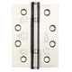 Polymer Bearing Grade 13 Hinges - CE / UKCA Marked - Fired Rated - Certifire Approved - 120kg Weight Limit - 102mm x 76mm - Polished Stainless Steel