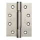 Polymer Bearing Grade 13 Hinges - CE / UKCA Marked - Fired Rated - Certifire Approved - 120kg Weight Limit - 102mm x 76mm - Satin Stainless Steel