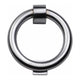 Ring Style Door Knocker 107mm Diameter Satin Chrome