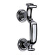 Traditional Doctors Door Knocker 192mm Polished Chrome