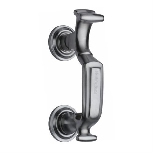 Doctors style door knocker satin chrome