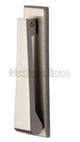 Contemporary Design Narrow Style Front Door Knocker - Satin Nickel