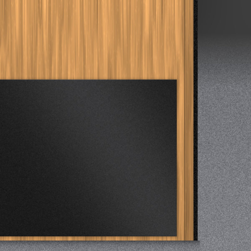Made To Order Kick Plate - Matt Black (Powder Coated) - Without Screw Holes
