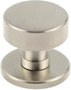 Knurled Design Mortice Knob With Concealed Fixed Rose - Satin Nickel