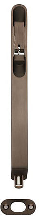 Lever Action Flush Bolt - Radius Pattern - 204mm x 20mm - Suitable For Use On FD30 / FD60 Fire Doors - Matt Bronze (Lacquered)