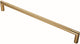 Mitred Knurled Bolt Through Fixing Pull Handle - Available In Two Sizes - Satin Brass PVD Plated