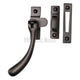 Bulb End Mortice & Hook Plate Ball Casement Fastener - Matt Bronze (Lacquered)