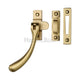 Bulb End Mortice & Hook Plate Ball Casement Fastener - Satin Brass (Lacquered)