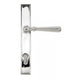 Newbury Slimline Lever Multi Point Door Lever Handles - 92mm Euro Centres - 212mm Bolt Centres - 244mm x 36mm Back Plate - Polished Chrome