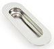 Oval Shape Flush Pull Handle - Tested For Use On FD30 Fire Doors - 120mm x 40mm - Polished Stainless Steel