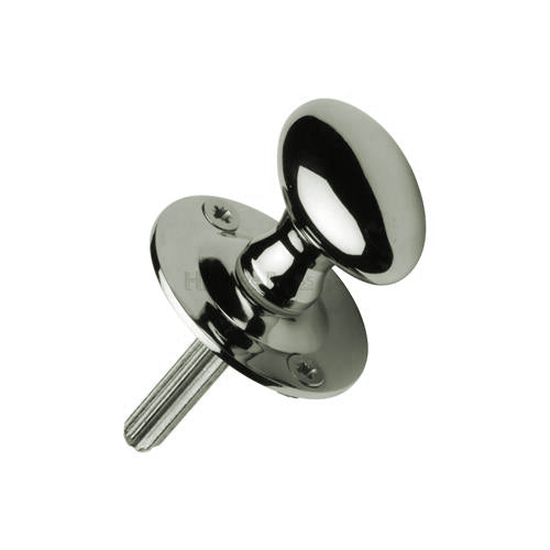 Oval Thumbturn For Use With Security Rack Bolts - Polished Nickel