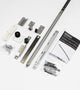 Double Door Self Close Mechanism For Adjustable & FD30 Rated Adjustable Sliding Pocket Door Kits