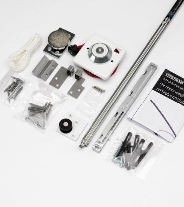 Single Door Self Closing Mechanism With Soft Close Damper & 24Vdc Electromagnetic Hold Open Device - For Connection To Fire Alarm Systems