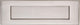 Plain Letter Plate - 254mm x 79mm - Satin Nickel