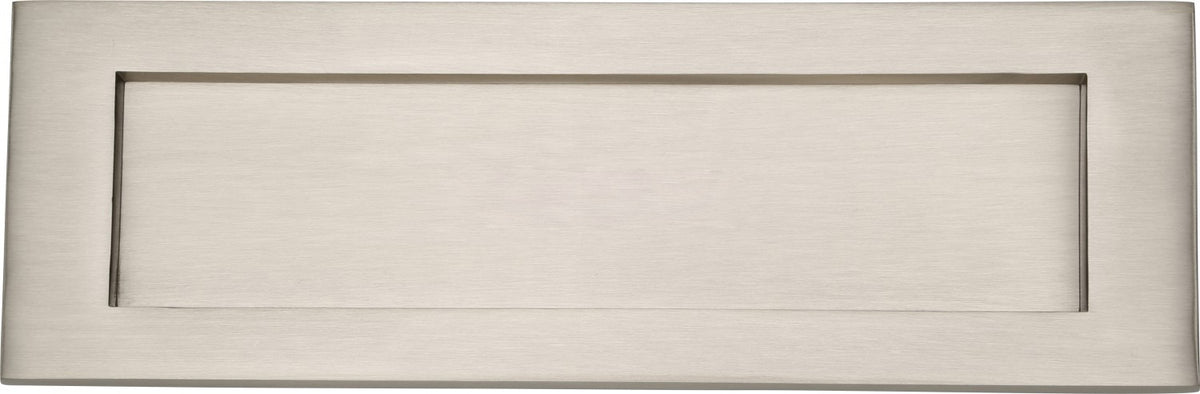 Plain Letter Plate 305mm x 102mm - Satin Nickel