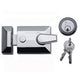 Surface Mounted Night Latch - Polished Chrome