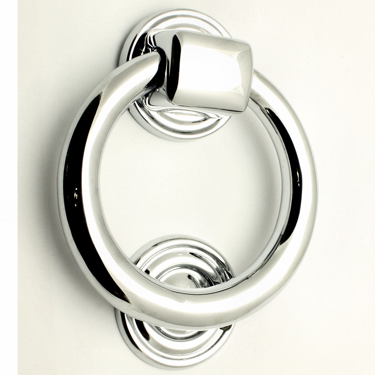 Ring Door Knocker - Polished Chrome