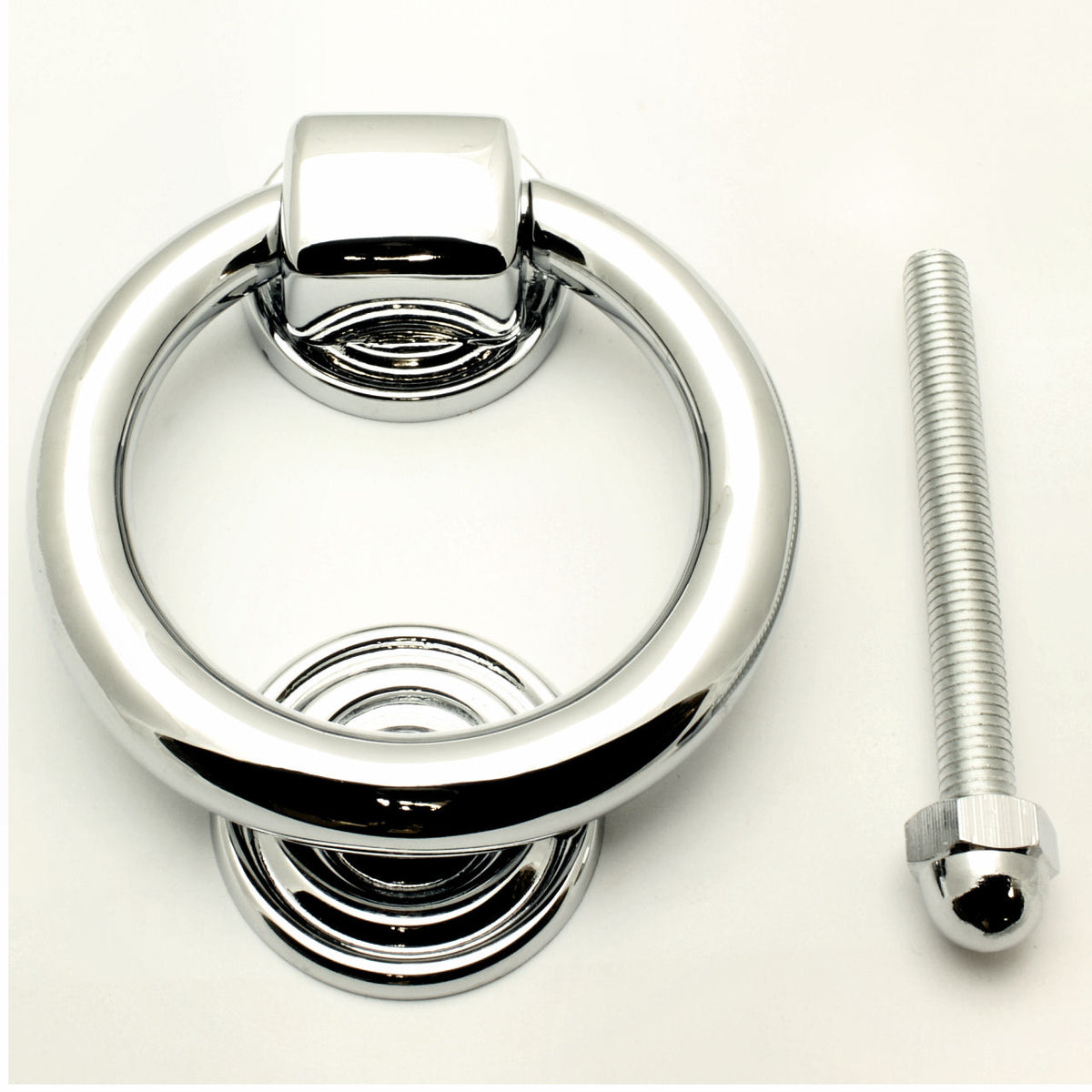 Ring Door Knocker - Polished Chrome