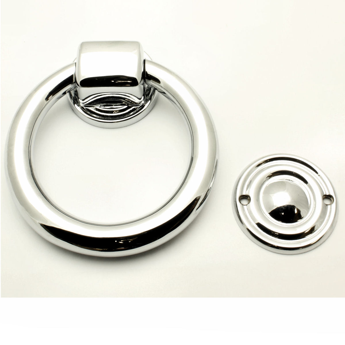 Ring Door Knocker - Polished Chrome