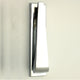 Contemporary Design Narrow Style Front Door Knocker - Polished Chrome