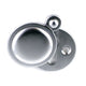 Plain Covered Escutcheon - (Key Hole Cover) - 32mm Diameter - Satin Chrome