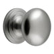 Traditional Heavy Quality Solid Brass Cupboard Knobs - 5 Sizes Available - Satin Chrome