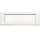 Large Front Door Letter Plate (Accepts A4) - 305mm x 102mm (12" x 4") - Polished Chrome